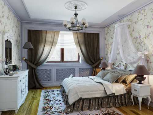 Красивые шторы в спальню современном, английском стиле, прованс, хай