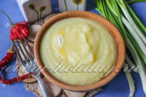 Рецепты пюре с яйцом, с молоком и яйцом, с маслом